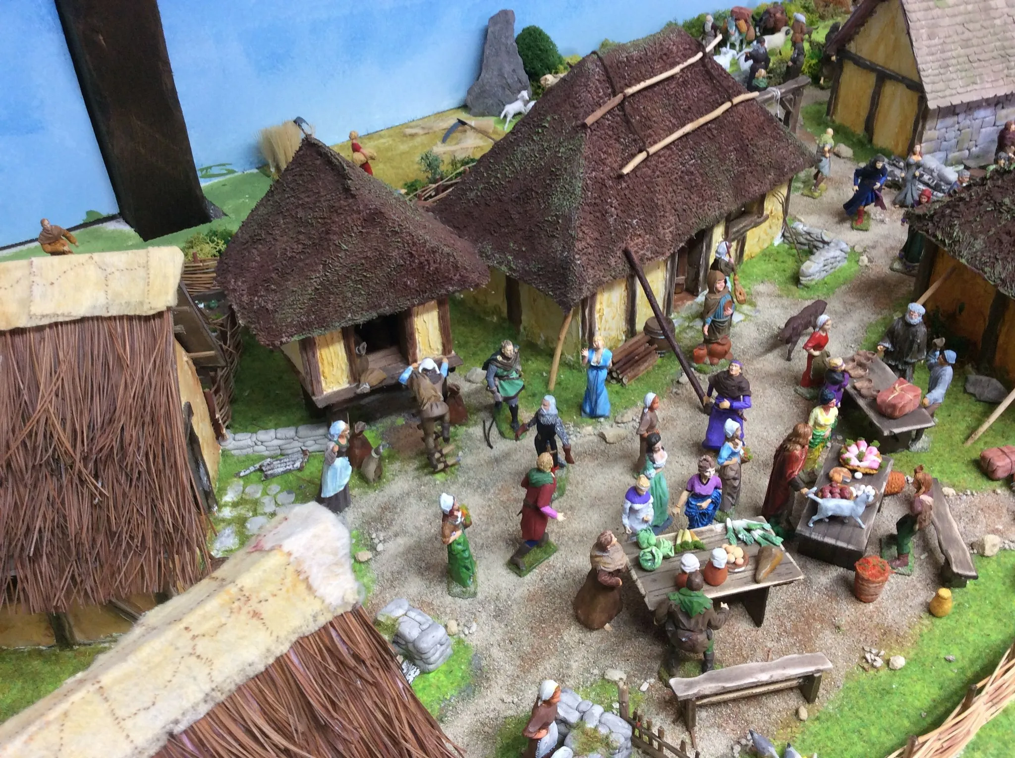 Maquette du château médiéval réalisée par l’atelier